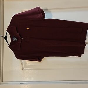 Boys maroon polo shirt